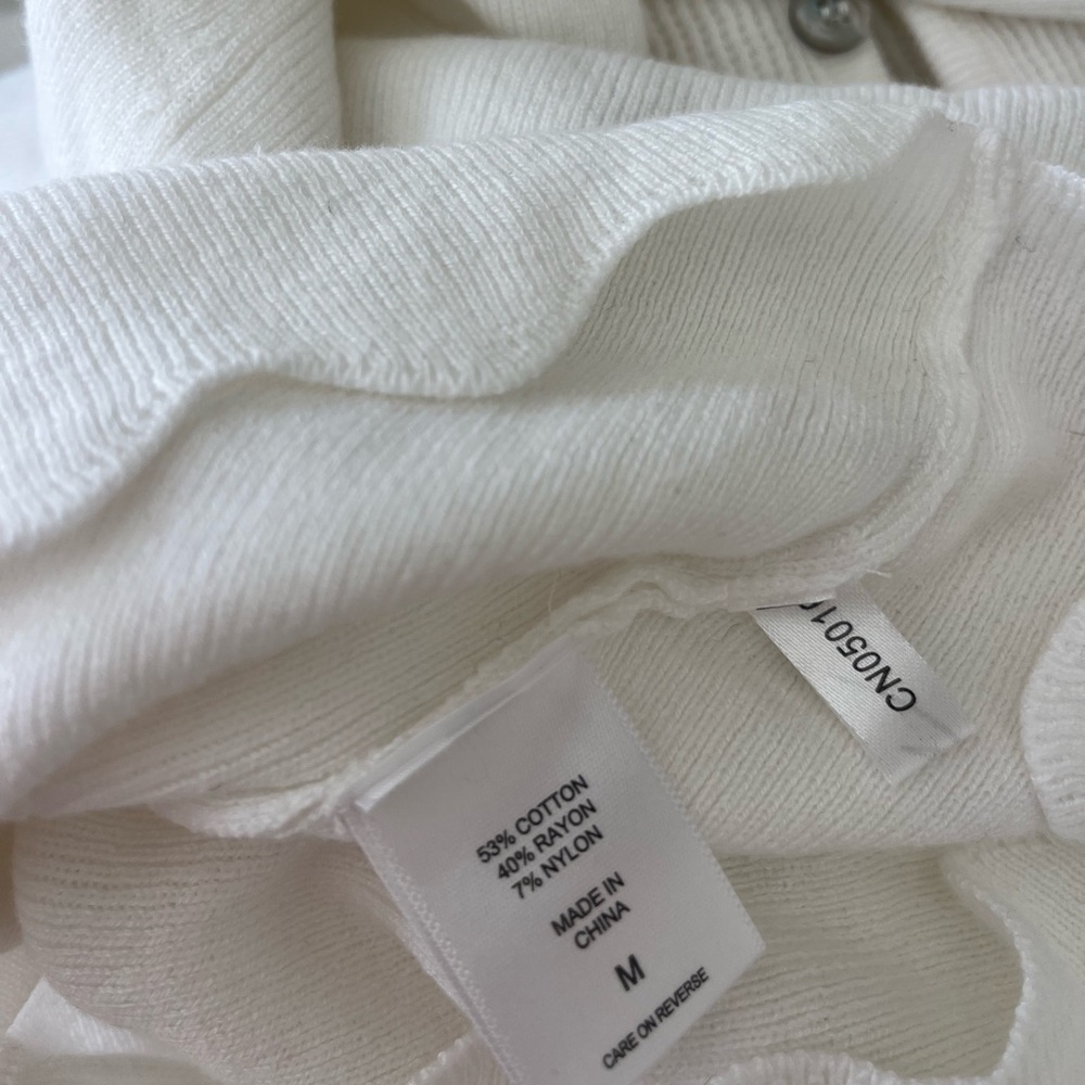 New York & Company White Cardigan - Picture 5 of 5